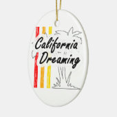 California Dreaming Keramisch Ornament (Links)