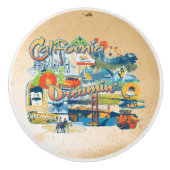 California Dreaming Keramische Knop (Voorkant)