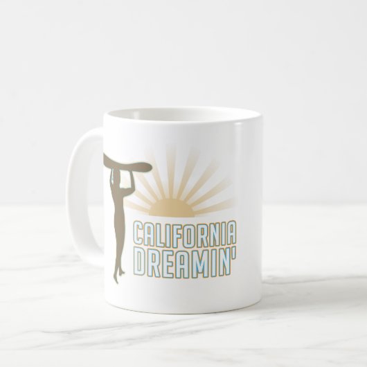 California Dreaming Koffiemok (Voorkant links)