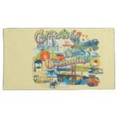 California Dreaming Kussensloop (Voorkant-Rechts)