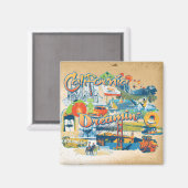 California Dreaming Magneet (Voorkant / Achterkant)