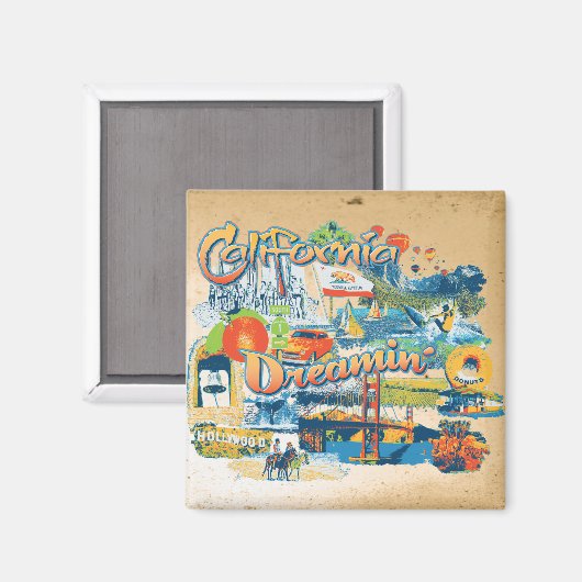 California Dreaming Magneet (Voorkant / Achterkant)