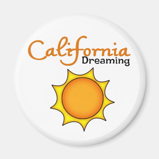 California Dreaming Magneet (Voorkant)