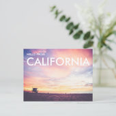 California Dreaming, Manhattan Beach op Sunset Briefkaart (Staand voorkant)