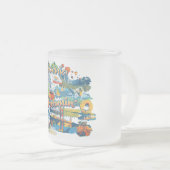 California Dreaming Matglas Koffiemok (Voorkant rechts)