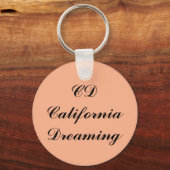 California Dreaming Monogram Sleutelhanger (Voorkant)