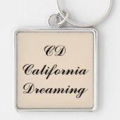 California Dreaming Monogram Sleutelhanger (Voorkant)