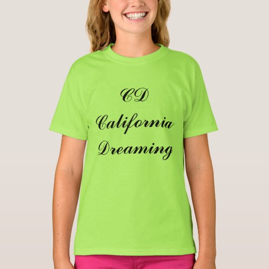 California Dreaming Monogram T-shirt (Voorkant)