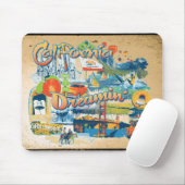 California Dreaming Muismat (Met muis)