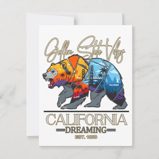 CALIFORNIA DREAMING NOTITIEKAARTJE (Voorkant)