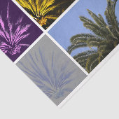 California Dreaming Palm Tree Decoupage Foto Tissuepapier (Detail)