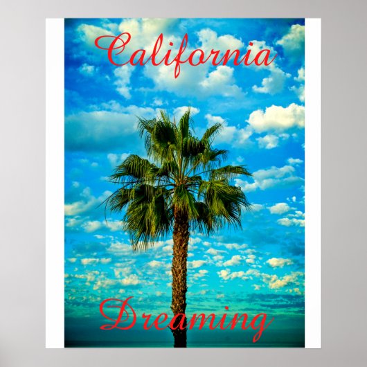 California Dreaming Poster (Voorkant)