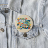 California Dreaming Ronde Button 7,6 Cm (In situ)