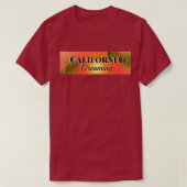 California Dreaming | Rood | Unisex T-Shirt (Design voorkant)