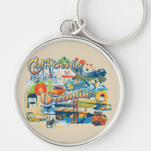 California Dreaming Sleutelhanger (Voorkant)