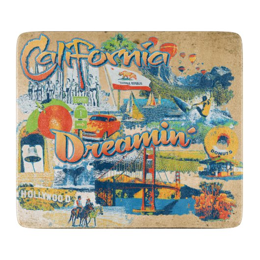 California Dreaming Snijplank (Voorkant)