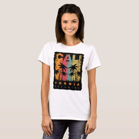 California Dreaming T-shirt (Voorkant volledig)