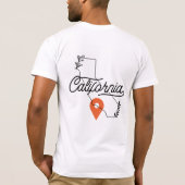 "California Dreaming'' T-shirt  (Achterkant)