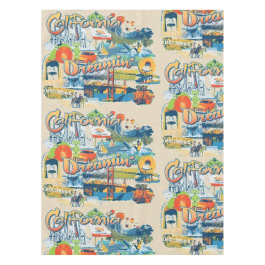 California Dreaming Tafelkleed (Voorkant)