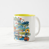 California Dreaming Tweekleurige Koffiemok (Voorkant rechts)
