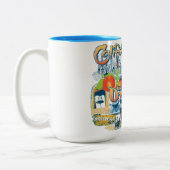 California Dreaming Tweekleurige Koffiemok (Links)