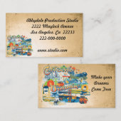 California Dreaming Visitekaartje (Voorkant / Achterkant)