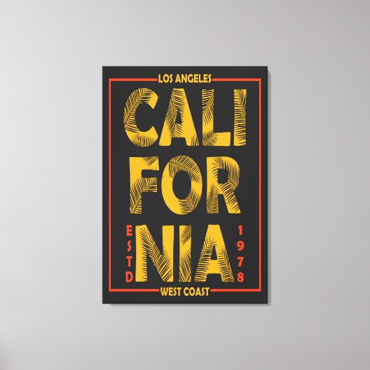 California Dreaming Wall Art Canvas Afdruk (Voorkant)