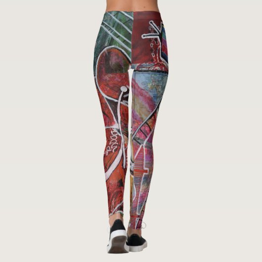California Dreamweaver'- Janis Joplin Geïnspireerd Leggings (Achterkant)