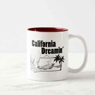 California Droin' Tweekleurige Koffiemok
