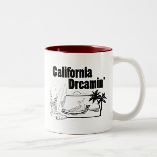 California Droin' Tweekleurige Koffiemok