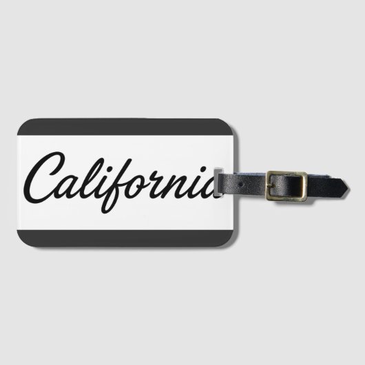 California Dromen Bagagelabel (Voorkant (horizontaal))