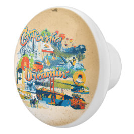 California Dromen Keramische Knop