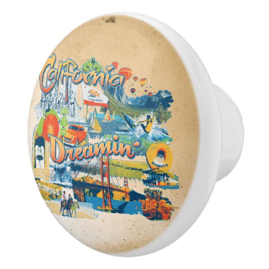 California Dromen Keramische Knop (Rechts)