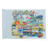 California Dromen Kussensloop (Achterkant-Rechts)