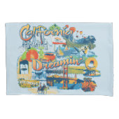 California Dromen Kussensloop (Voorkant-Links)