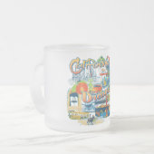 California Dromen Matglas Koffiemok (Voorkant links)
