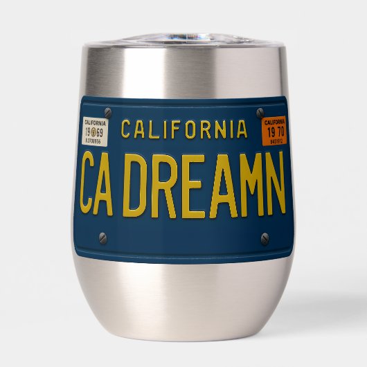 California Dromen Retro 1969 Cali Kentekenplaat (Voorkant)