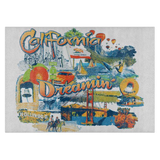 California Dromen Snijplank (Voorkant)