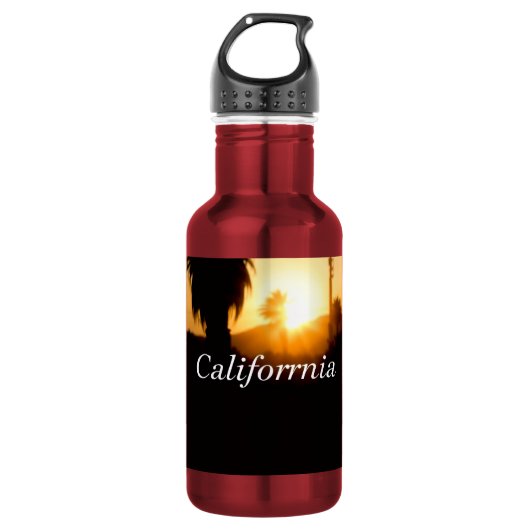 California Dromen Waterfles (Voorkant)