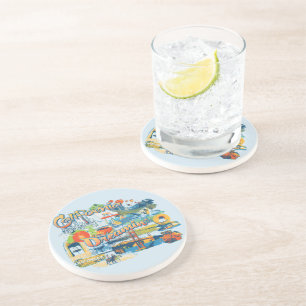 California Dromen Zandsteen Onderzetter