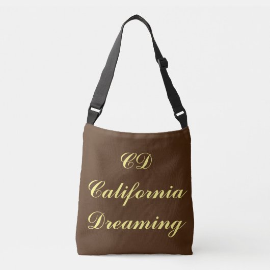 California Droom Monogram Crossbody Tas (Voorkant)