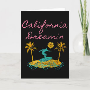 California Droom Surfing Retro Dromen Kaart