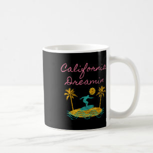 California Droom Surfing Retro Dromen Koffiemok
