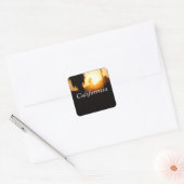 California Droom Vierkante Sticker (Envelop)