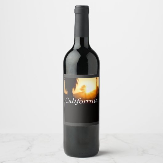 California Droomster Wijn Etiket (Voorkant)