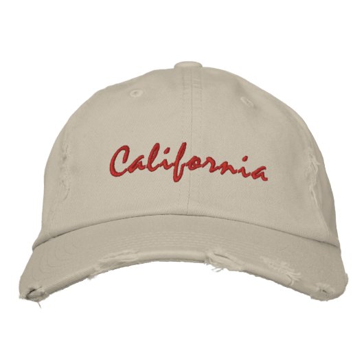 California eenvoudige tekst ruw pet (Voorkant)