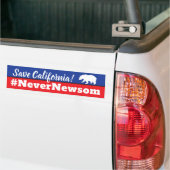 California Election Nooit Newsom Gouverneur Bumpersticker (Op Truck)