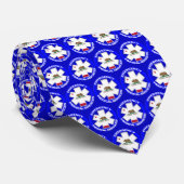 California EMS Star of Life Blue Stropdas (Opgerold)