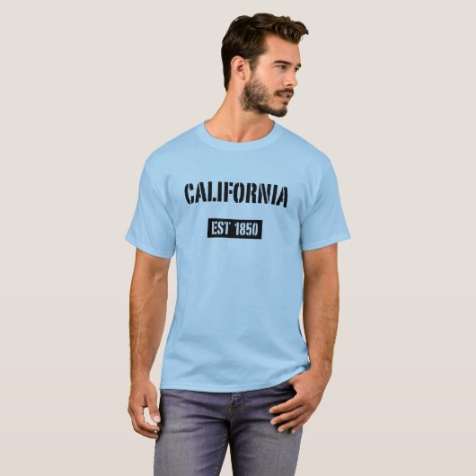 California EST 1850 T-Shirt (Voorkant volledig)