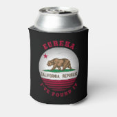 CALIFORNIA EUREKA STATE FLAG BLIKJESKOELER (Blikje Achterkant)